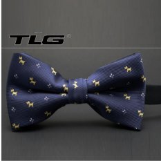 Nơ Đeo Cổ Nam TLG 247 12 Xanh tặng 01 bút bi cao cấp TLG K 410