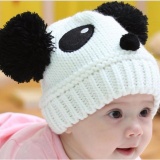 [HCM]Nón len gấu panda cho bé (Màu trắng)