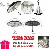 Ô dù mở ngược che mưa nắng thủy mạc