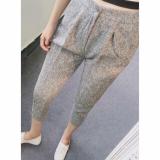 [HCM]Quần baggy lửng vải bố xám nhạt