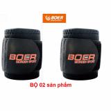 Quấn cổ tay tập gym chuyên nghiệp boer - bộ 02 chiếc