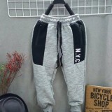 Quần dài da cá phối túi Chữ NYC