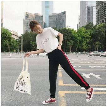 Quần Dài Thun Thể Thao Nữ Jogger Thời Trang - BT Fashion QTT001 (Sọc Bo)