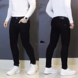 Quần Jean Nam Dáng Ôm Chân Phong Cách HOTBOY HÀN QUỐC màu đen