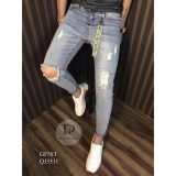 Quần Jean Nam Thời Trang - Jean dày co giãn tốt.