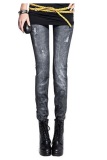 Quần legging dài giả Jeans NhanhMua 0884 (Đen)