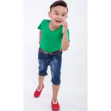 Quần lửng bé trai Ugether UKID158 (Xanh jeans đậm)
