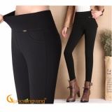 Quần nữ lưng cao co giãn 4 chiều quần legging nữ dài cotton GLQ047