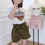 Quần ống rộng cột nơ phong cách