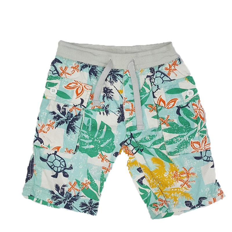 Nơi bán Quần Short bé trai hình bông (Xanh)