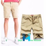 Quần short Kaki nam 4Men (Kem)