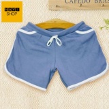 [HCM]Quần short thun nữ xanh biển nhạt