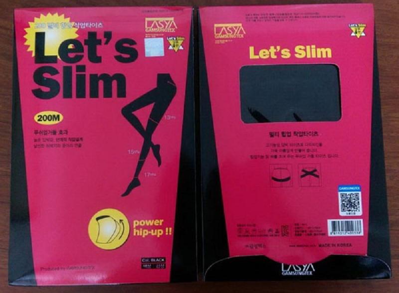 Quần tất thon chân gọn vòng bụng Let's Slim Hàn Quốc