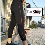 [HCM]Quần thun nữ - legging (Ôm body viền sọc có 5 MÀU)