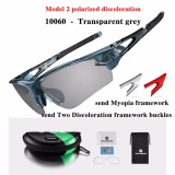 ROCKBROS Polarized Photochromic Cycling Glasses Bike Glasses Outdoor Sports MTB Bicycle Sunglasses Goggles Eyewear Myopia Frame Two models - intl
