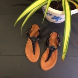 Sandal da T-strap TIGISH (Đen)