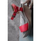 Sandal đế xuồng 8p bản ngang(Đỏ)