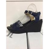Sandal đế xuồng 8p quai xẻ (Xanh navy)