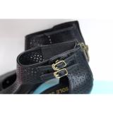 Sandal giả boot gót trụ 7 phân SURVIVOR (Đen)