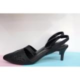 Sandal lazer cut 3 phân MELISSA (Đen)