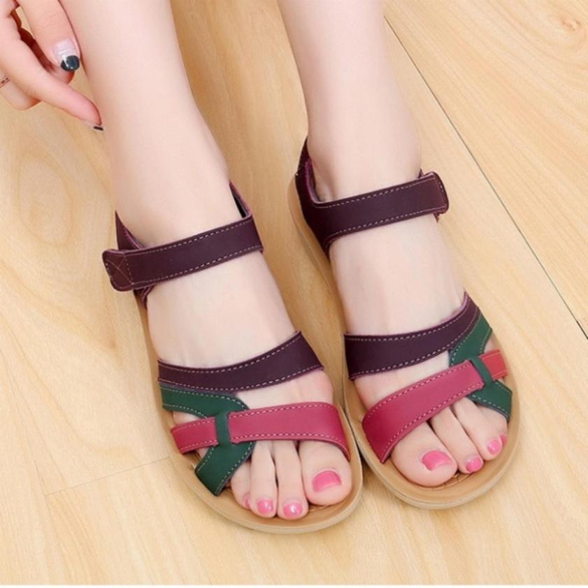 SANDAL PHỐI MÀU GIẢN DỊ giá rẻ