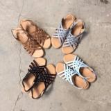 Sandal rọ chéo hở mũi TIGISH (Đen)