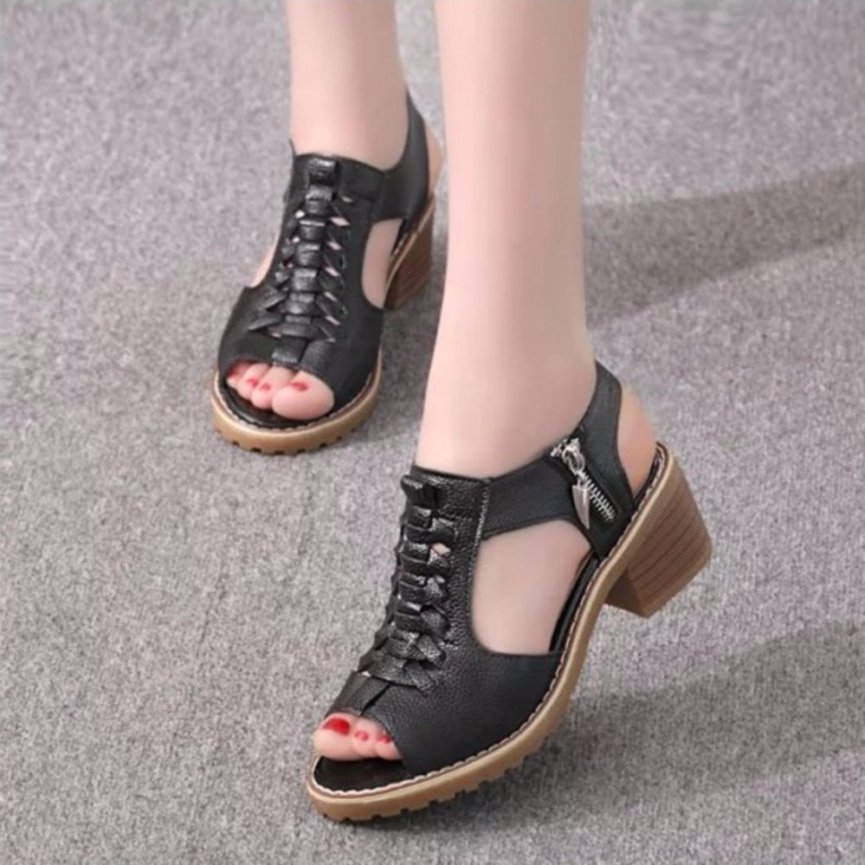 SD02D - Giày sandal nữ cá tính , Phong Cách Hàn Quốc. giá rẻ