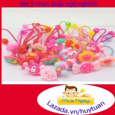 Giá bán Set 5 chun buộc tóc bé gái