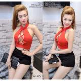 Sét áo co yếm đan day quần short