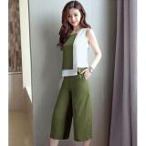 SET ÁO TRẮNG SÁT NÁCH PHỐI VẠT MÀU BM10006