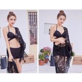Set bikini kèm khăn choàng hoa cao cấp beyeu1688 - by4292