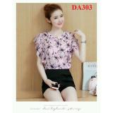 Set bộ áo tay bèo và quần short SET039