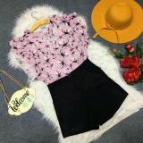 Set bộ áo tay bèo và quần short SET039