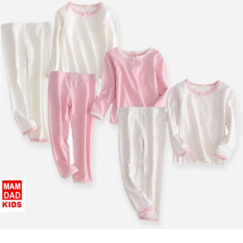Nơi bán Set bộ quần áo cao cấp xuât Nhật cho bé ( màu trắng chấm)
