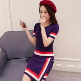 Set len kiểu Hàn Quốc viền sọc trẻ trung (màu Hồng)