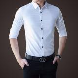 Sơ mi lụa trơn (màu trắng) hiện đại