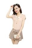 Sơ mi nữ cổ sen giá gốc (Hồng Cam)