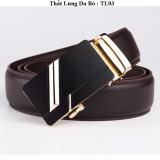 THẮT LƯNG NAM DA BÒ CAO CẤP  ( MẶT VÀNG ĐEN )