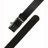 Thắt Lưng Nam Da Bò Đầu Gương HC3321 (Đen)