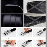 Thắt lưng nam da thật Đồ da Thành Long 203833-6 (Đen Vàng)