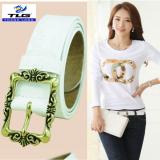 Thắt lưng nữ da thật cao cấp Thành Long TL3919 2(trắng)