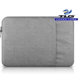 Túi chống sốc Macbook cao cấp 13 inch Đồ Da Thành Long TLG 189 (Ghi xám) tặng túi đựng bút chì bút mực VPP K 550