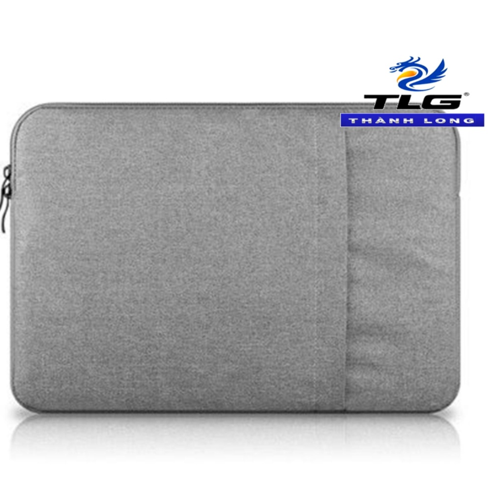 Túi chống sốc Macbook cao cấp 13 inch Đồ Da Thành Long TLG 208189 (Ghi xám)