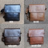 Túi đeo chéo nam da PU cao cấp TD01 (Da bò sẫm)