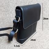 Túi đeo chéo nam da PU cao cấp TD01 (Đen)