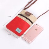 Túi đeo chéo vải bố cho nữ - màu đen