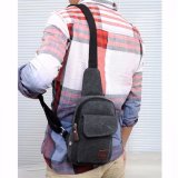 Túi đeo chéo vải kaki (Xám)