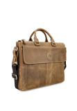 Túi laptop da thật KIKI Bags K01 (Nâu)