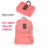 Túi Xách Ba Lô 2 Trong 1 (Hồng)
