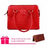 Túi Xách Nữ Da Cá Sấu Thật Hùng Cường HC2002